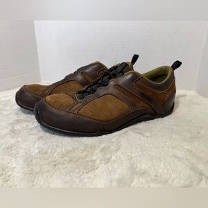 Ahnu Bridge men’s casual/walking/hiking shoes size 9.5 in brown leather & suede